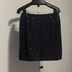 Black Sequined Skirt By Halogen.